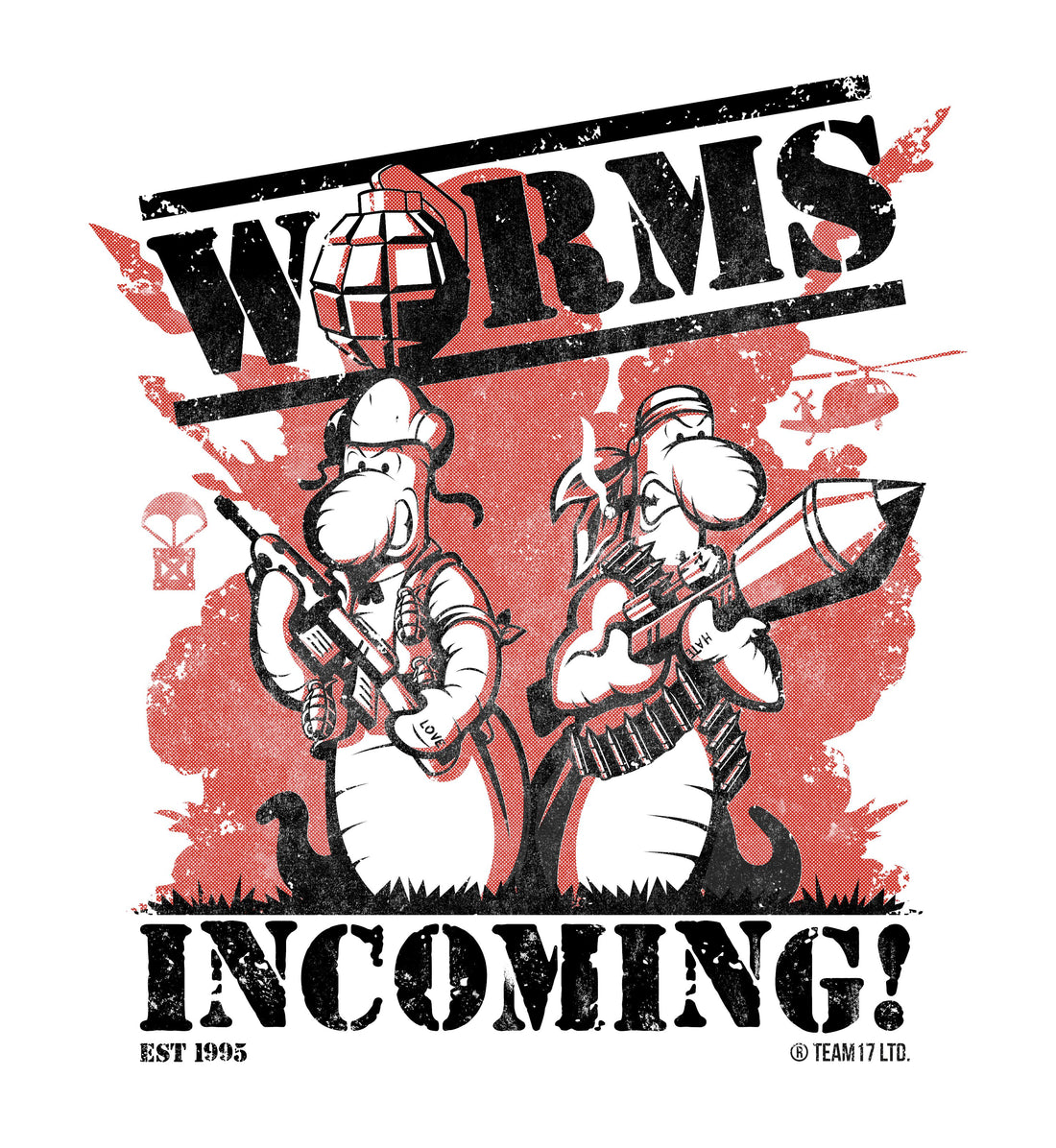 WORMS TEE ARRIVES - SAFE IN OUR WORLD EDITION