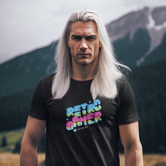 Retro Gamer Since 82 Gaming T-Shirt T-Shirt Seven Squared