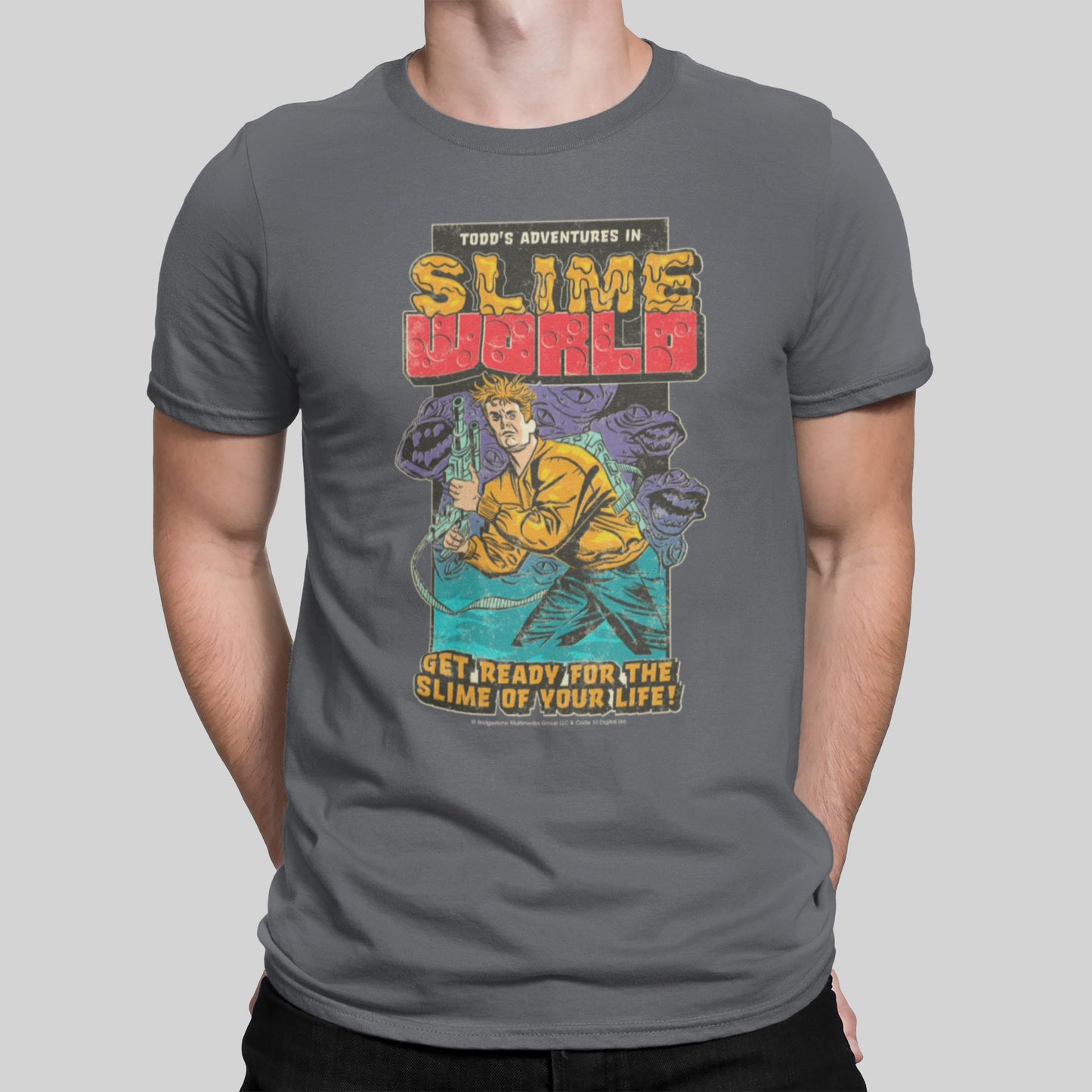 Todds Adventures in Slimeworld Retro Gaming T-Shirt T-Shirt Seven Squared