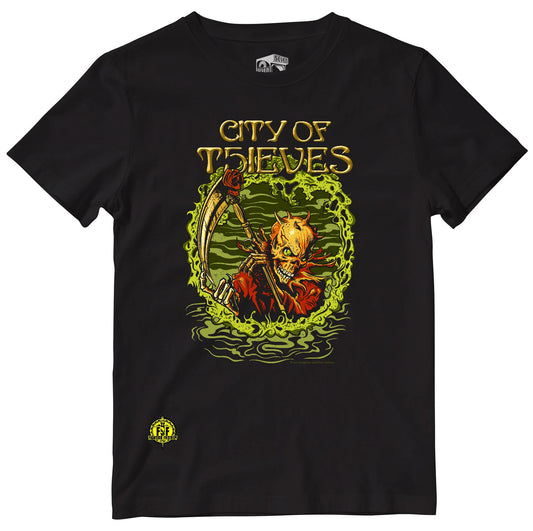 Fighting Fantasy | City of Thieves | Retro Gaming T-Shirt T-Shirt Seven Squared 
