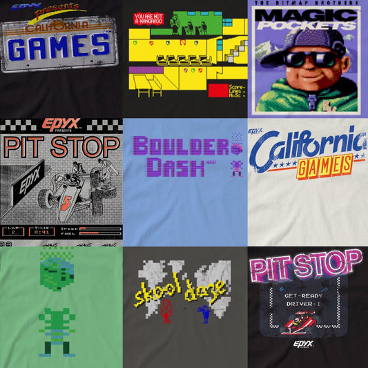 LEVEL 2 RETROGAMER APPAREL DESIGNS ALL AVAILABLE IN THE NEXT WEEK!