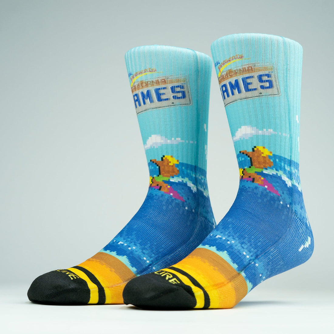 KEEP YOUR TOES WARM THIS CHRISTMAS. LIMITED EDITION SOCKS. SOCK IT TO EM'!