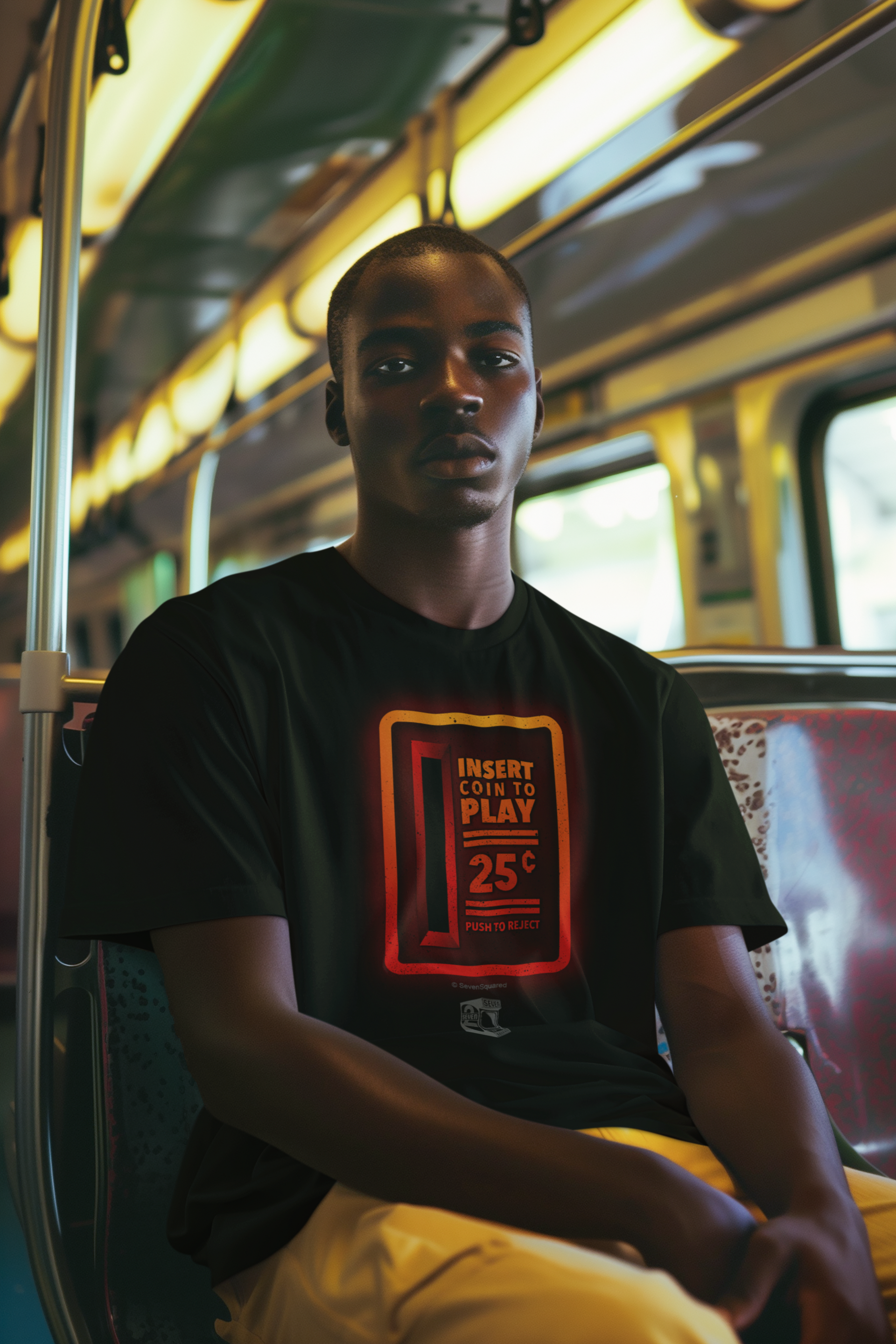 Insert Coin To Play - Retro Gamer T'Shirt – SEVEN SQUARED