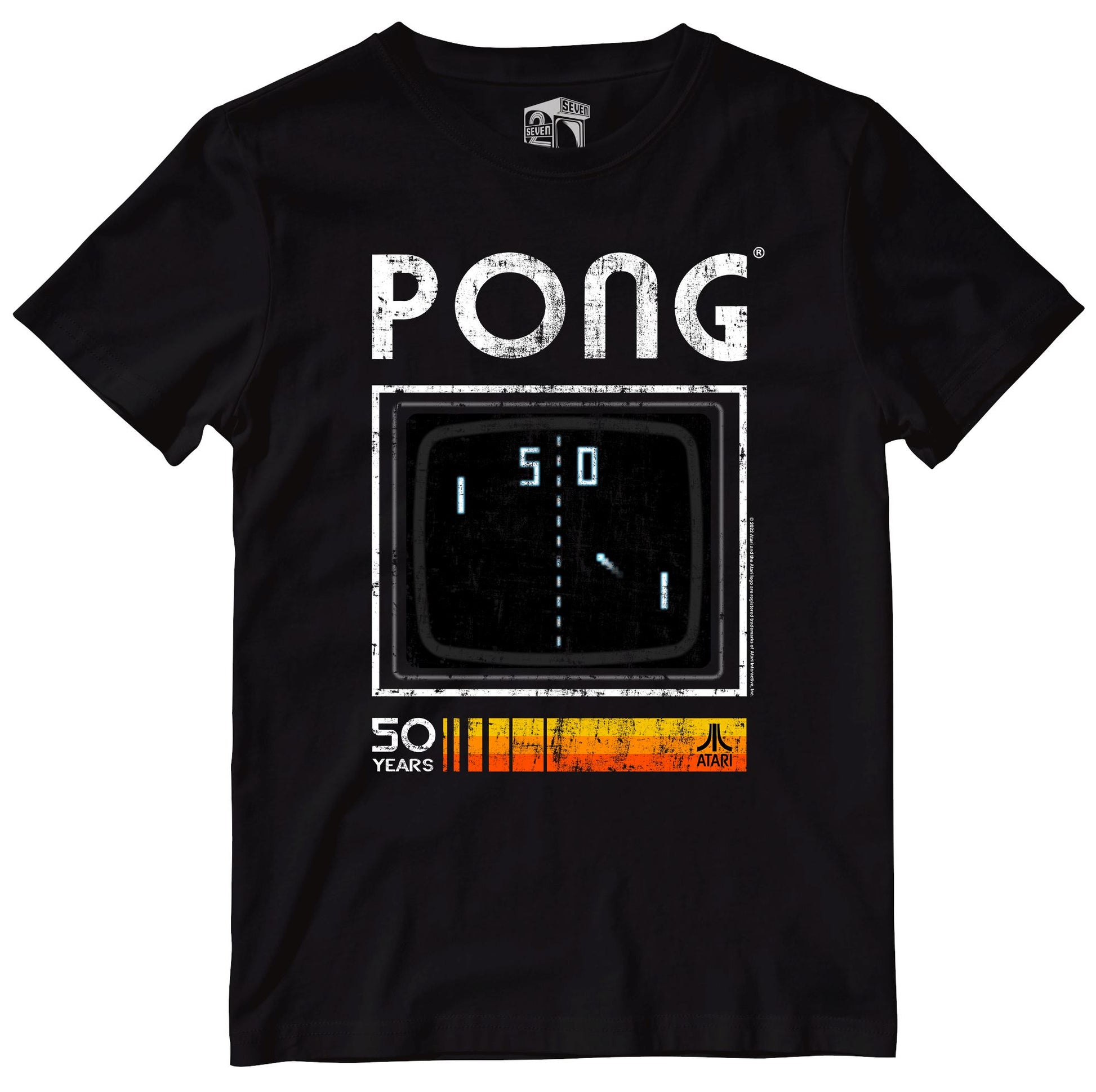 Atari PONG 50th Anniversary Retro Gaming T-Shirt T-Shirt Seven Squared 