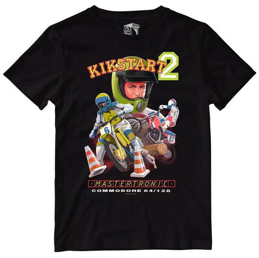 Kikstart 2 Retro Gaming T-Shirt T-Shirt Seven Squared 