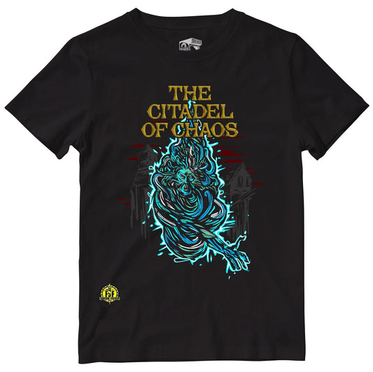 Fighting Fantasy | Citadel of Chaos | Retro Gaming Kids T-Shirt Kids T-Shirt Seven Squared 3-4 Years Black 