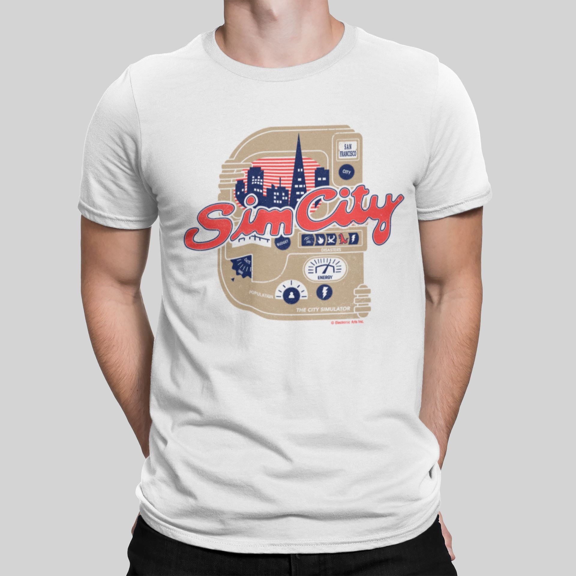 Sim City Retro Gaming T-Shirt SIOW Edition T-Shirt Seven Squared 