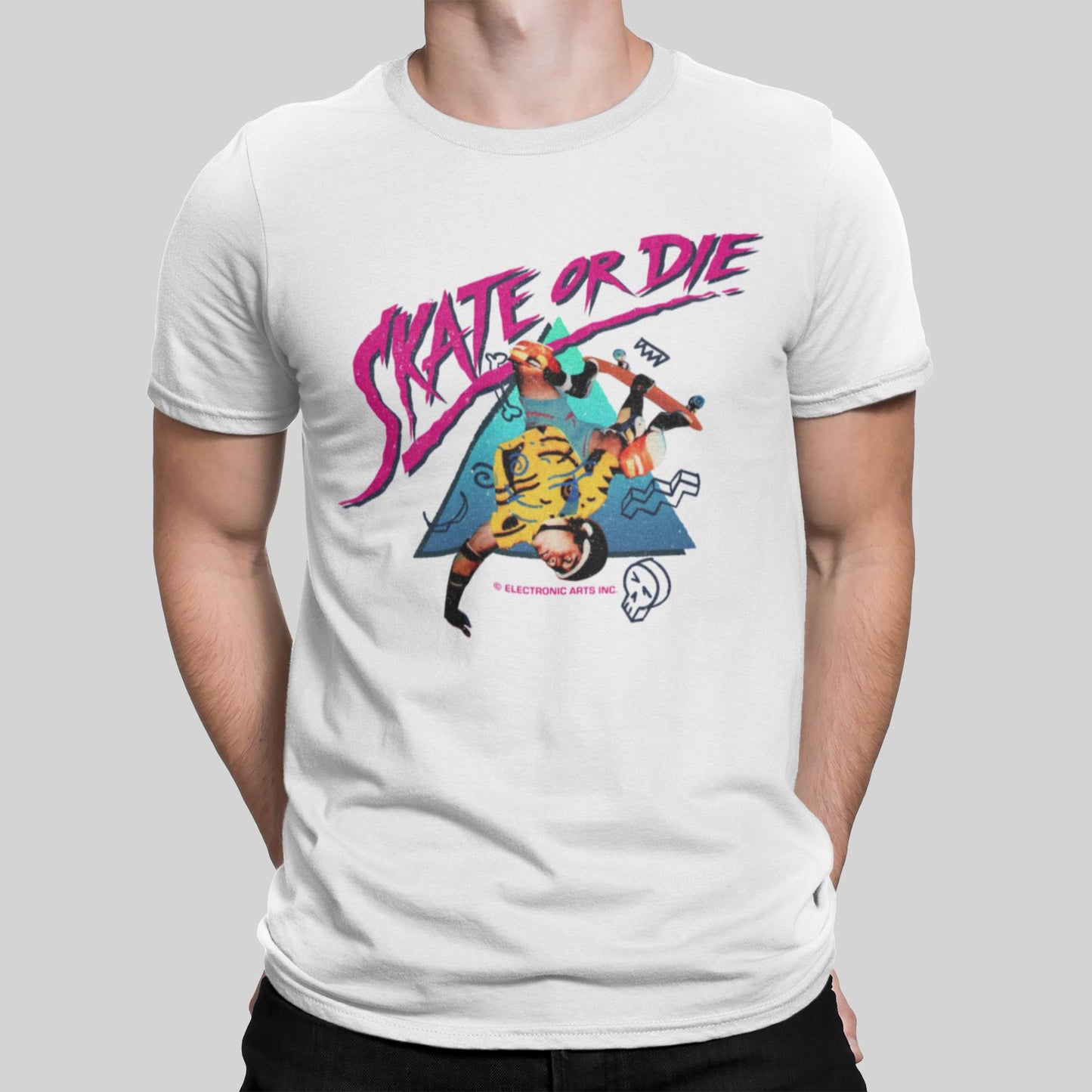 Skate or Die Retro Gaming T-Shirt SIOW Edition T-Shirt Seven Squared 