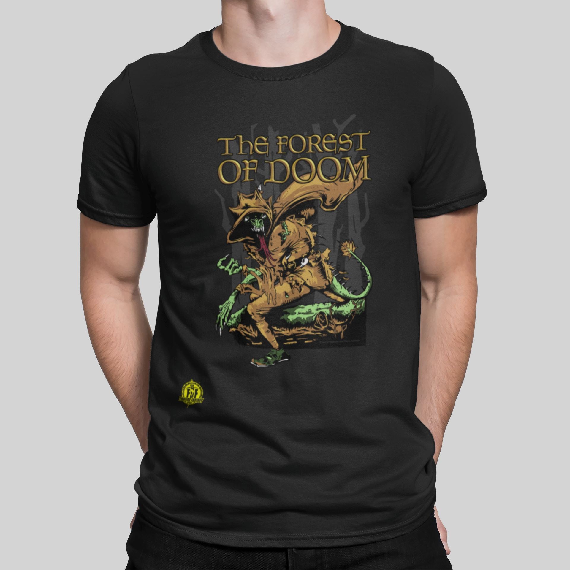 Fighting Fantasy | Forest of Doom | Retro Gaming T-Shirt T-Shirt Seven Squared 