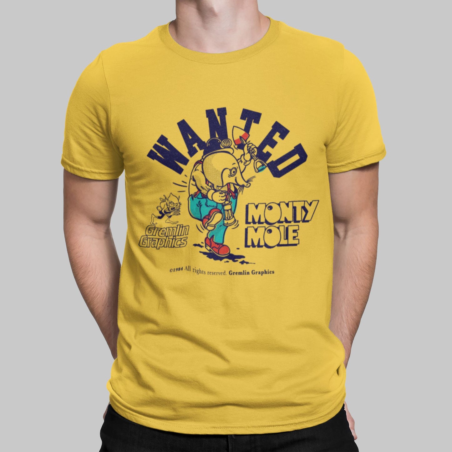 Monty Mole Retro Gaming T-Shirt T-Shirt Seven Squared Small 34-36" Daisy 
