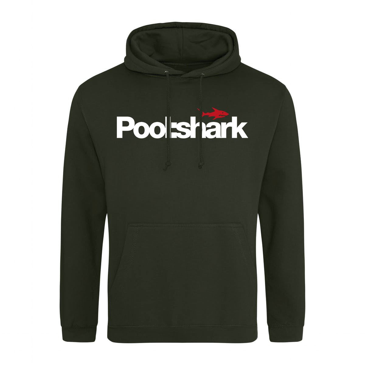 Poolshark Retro Gaming Hoodie Hoodie Seven Squared Small 36" Chest Combat Green 