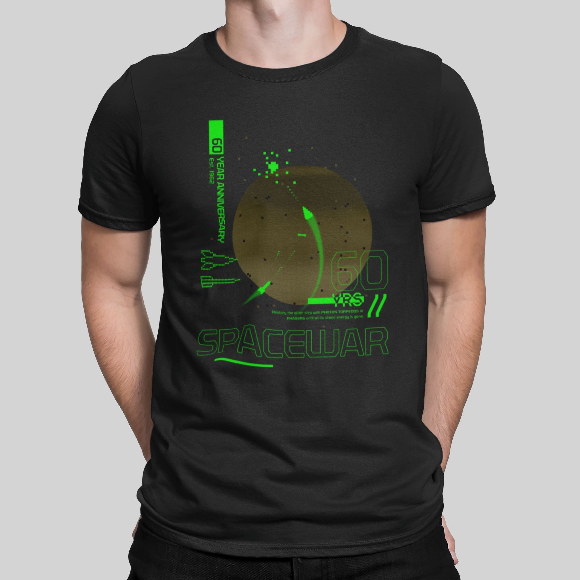 Spacewar Retro Gaming T-Shirt T-Shirt Seven Squared 