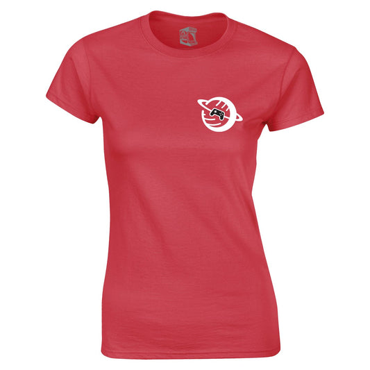 SIOW Official Charity T-Shirt RED/WHITE Ladies Cut T-Shirt Seven Squared Ladies Small Red/White 