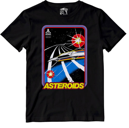 Atari Asteroids Retro Gaming T-Shirt T-Shirt Seven Squared 