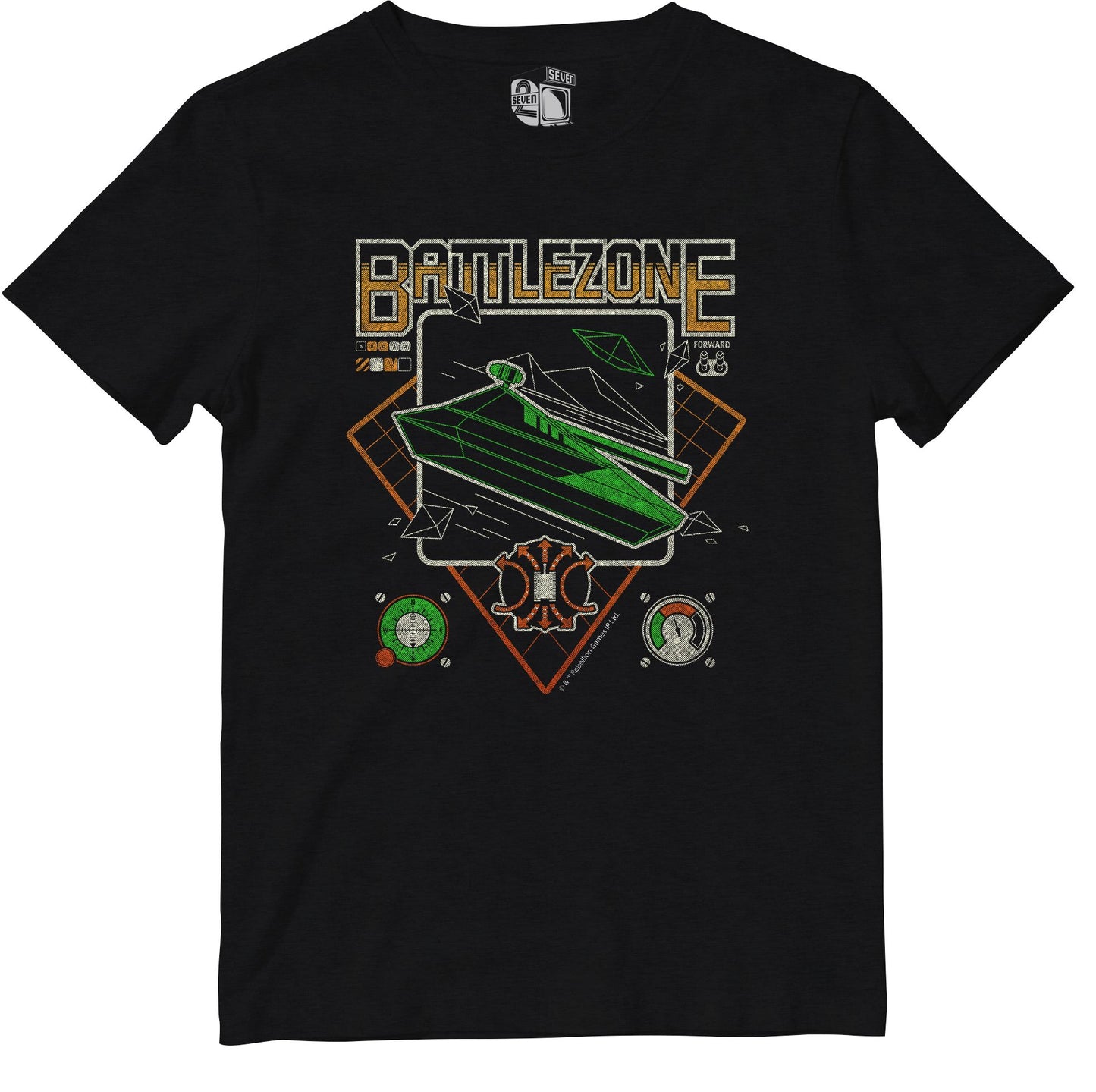 Battlezone Retro Gaming T-Shirt T-Shirt Seven Squared 