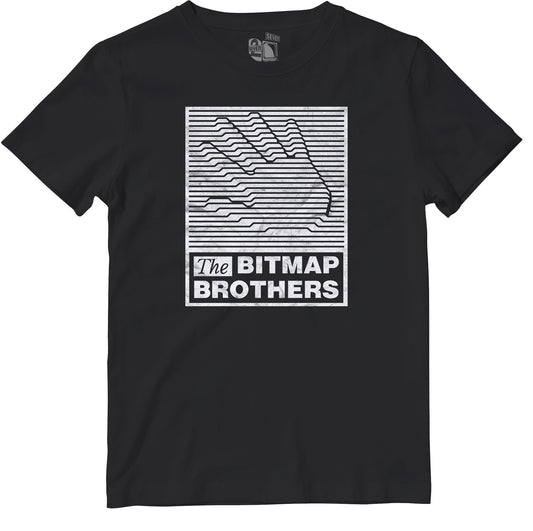 Bitmap Brothers Retro Gaming Kids T-Shirt Kids T-Shirt Seven Squared 3-4 Years Black 