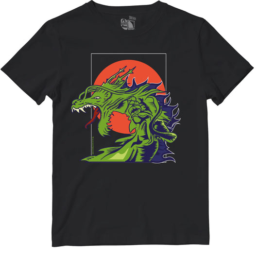 Bruce Lee Dragon Retro Gaming T-Shirt T-Shirt Seven Squared 