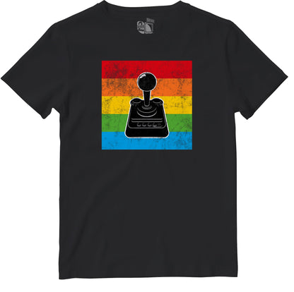 The C64 Iconic Joystick Retro Gaming T-Shirt T-Shirt Seven Squared 