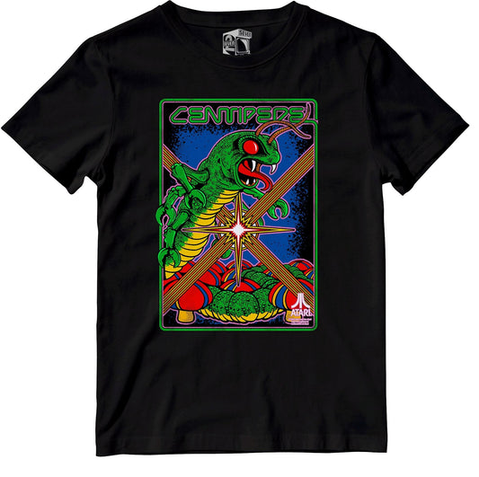 Atari Centipede Retro Gaming Kids T-Shirt Kids T-Shirt Seven Squared 3-4 Years Black 