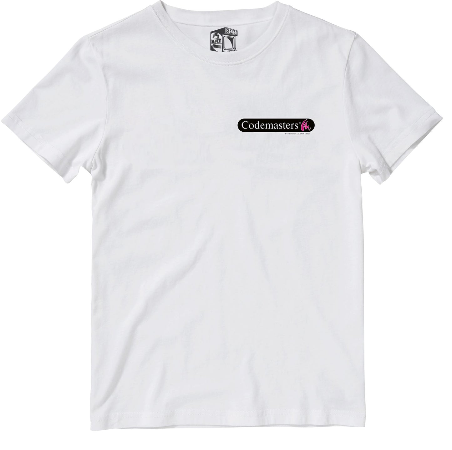 Codemasters 90's Genius at Play Pocket Logo Retro Gaming T-Shirt (SIOW Edition) T-Shirt Seven Squared 