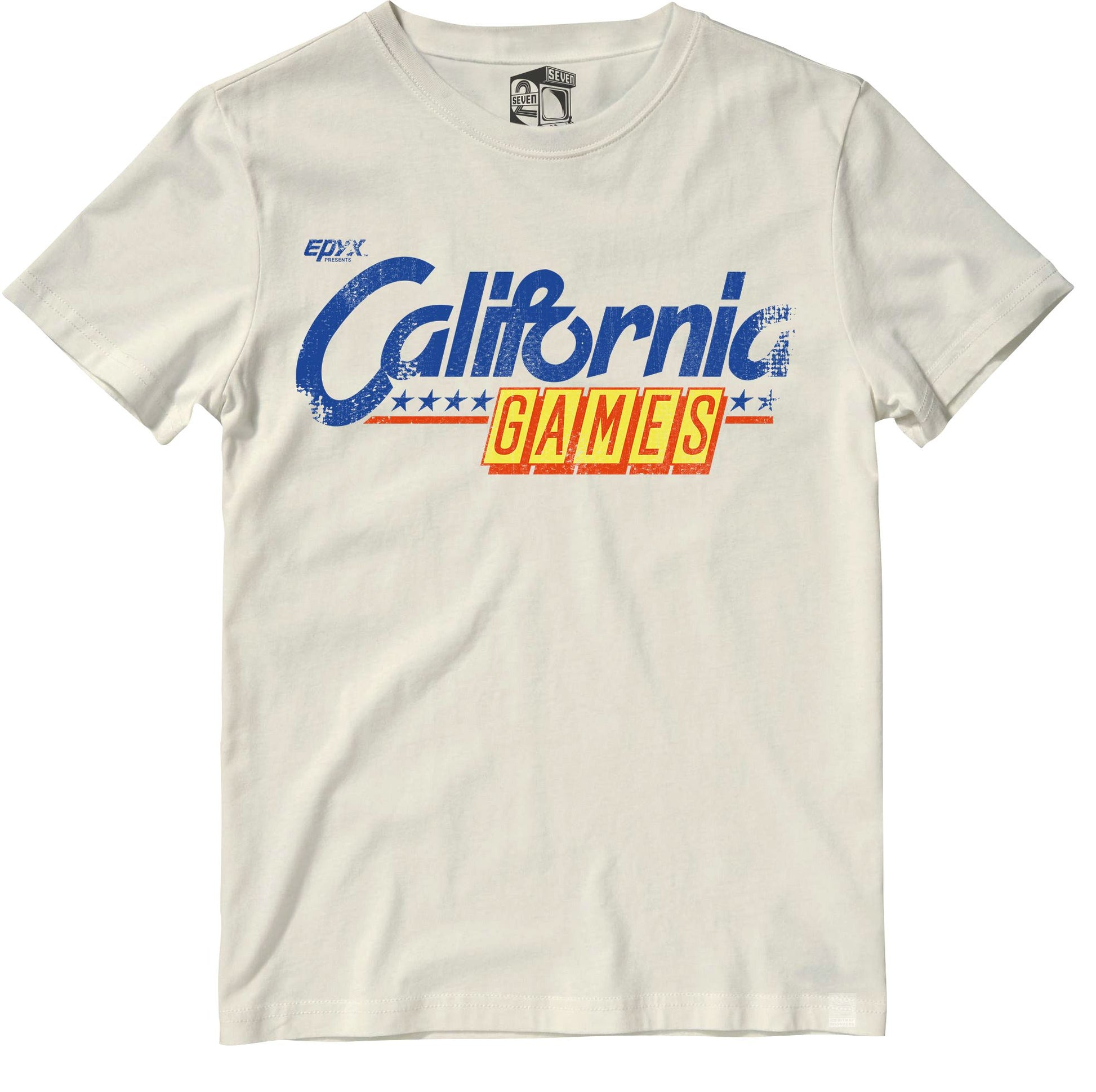 California Games Logo Retro Gaming T-Shirt T-Shirt Seven Squared 