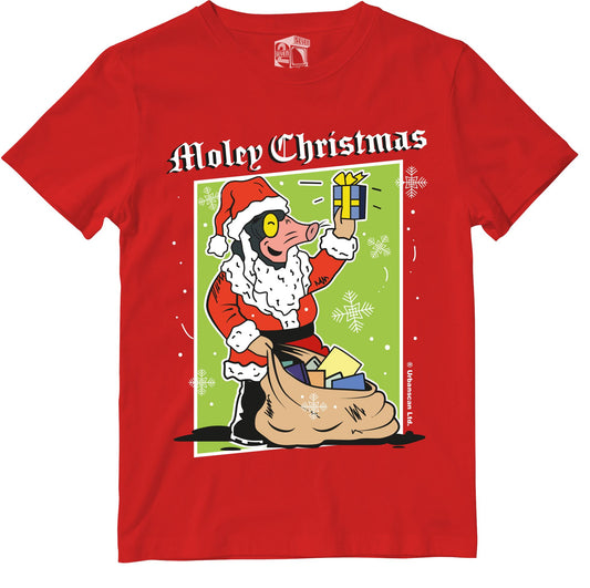 Moley Christmas Limited Edition Retro Gaming T-Shirt T-Shirt Seven Squared 