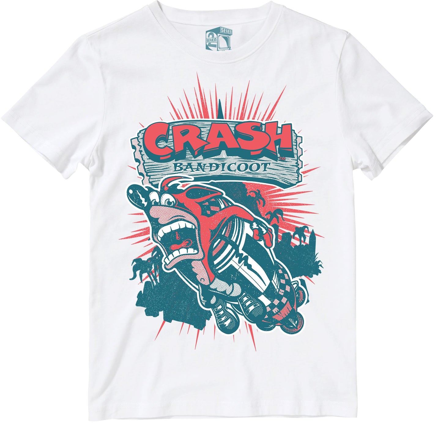 Crash Bandicoot Retro Gaming T-Shirt T-Shirt Seven Squared 