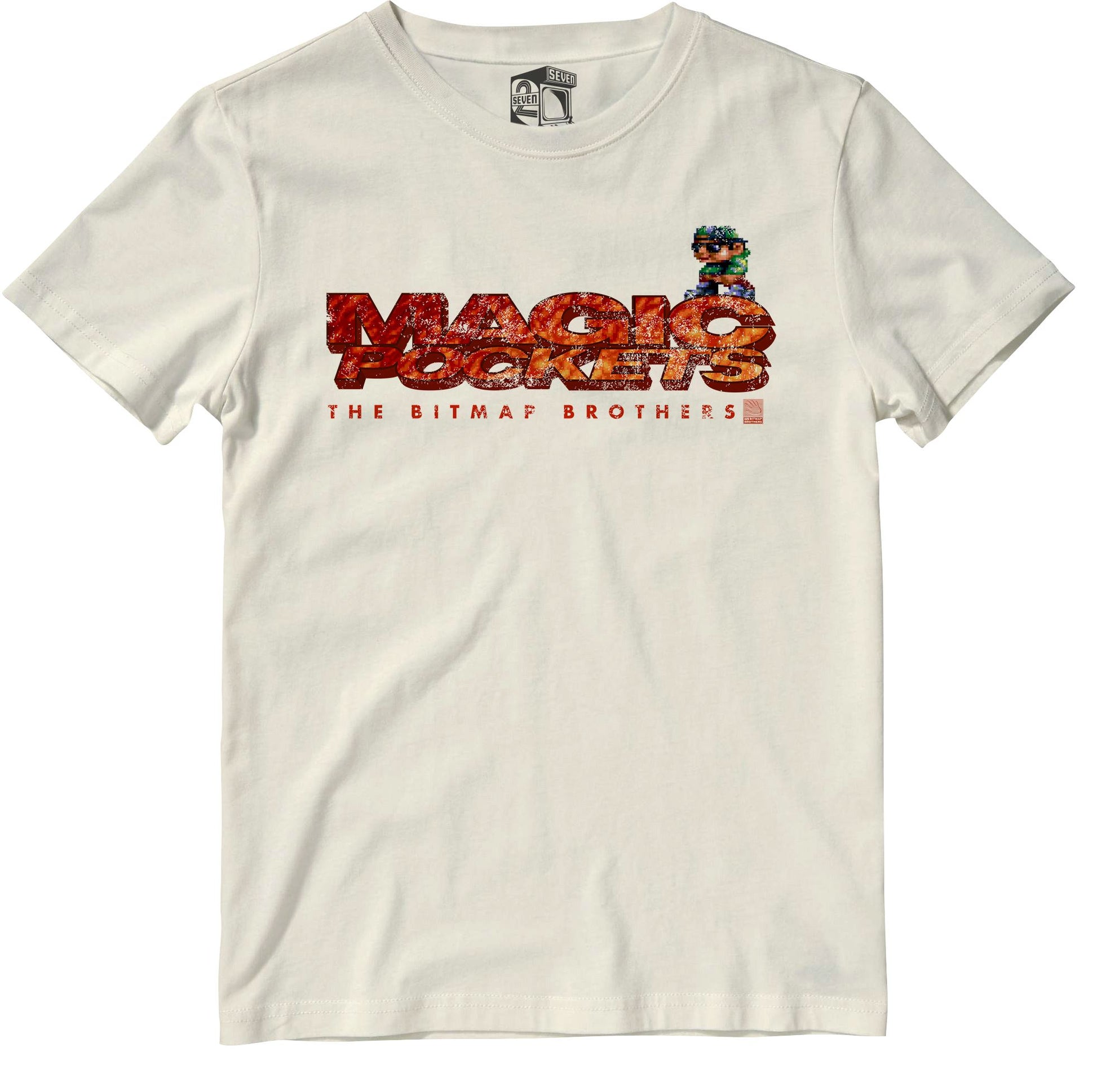 Magic Pockets Logo Retro Gaming T-Shirt T-Shirt Seven Squared 