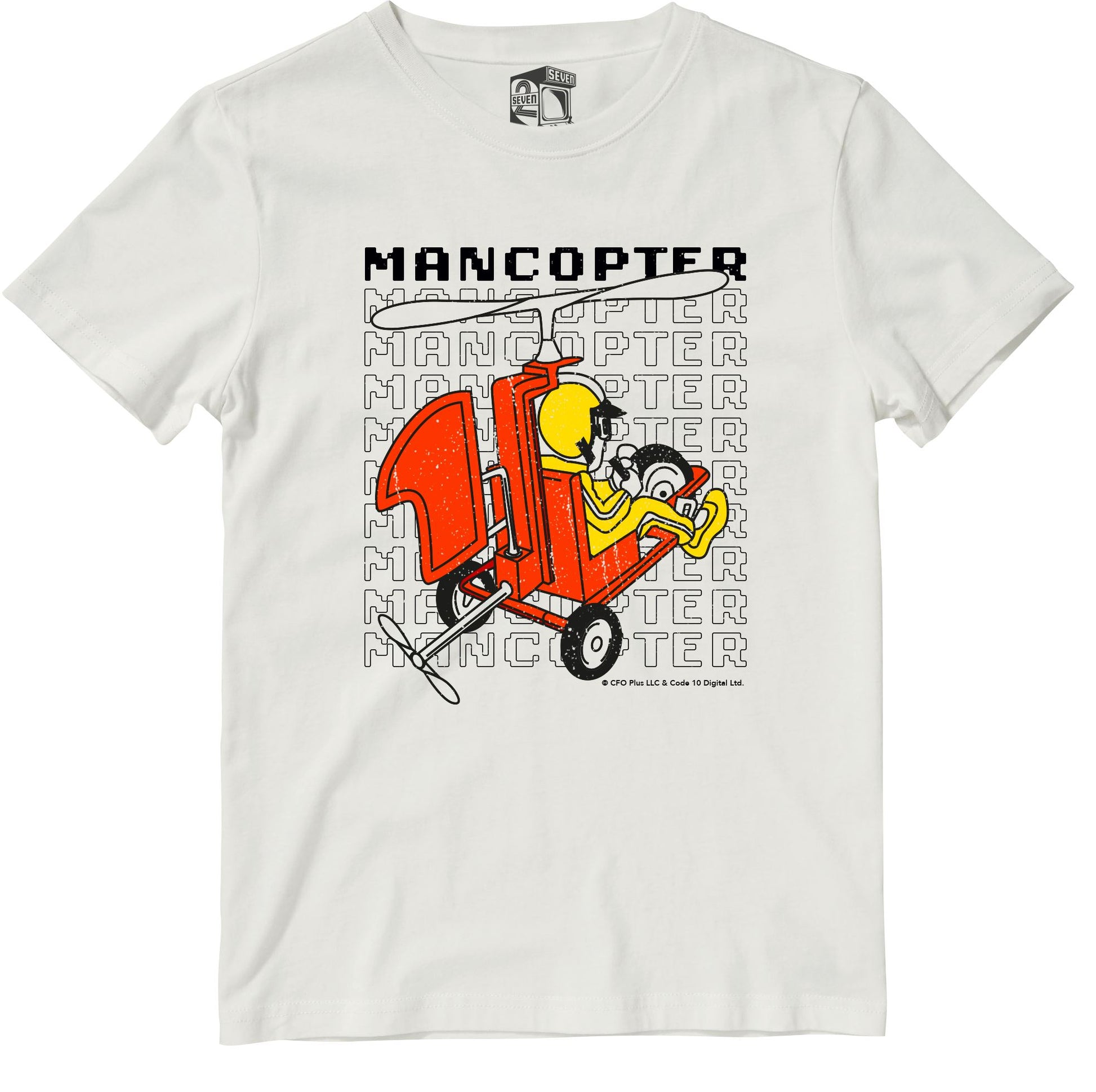 Mancopter Retro Gaming T-Shirt T-Shirt Seven Squared 