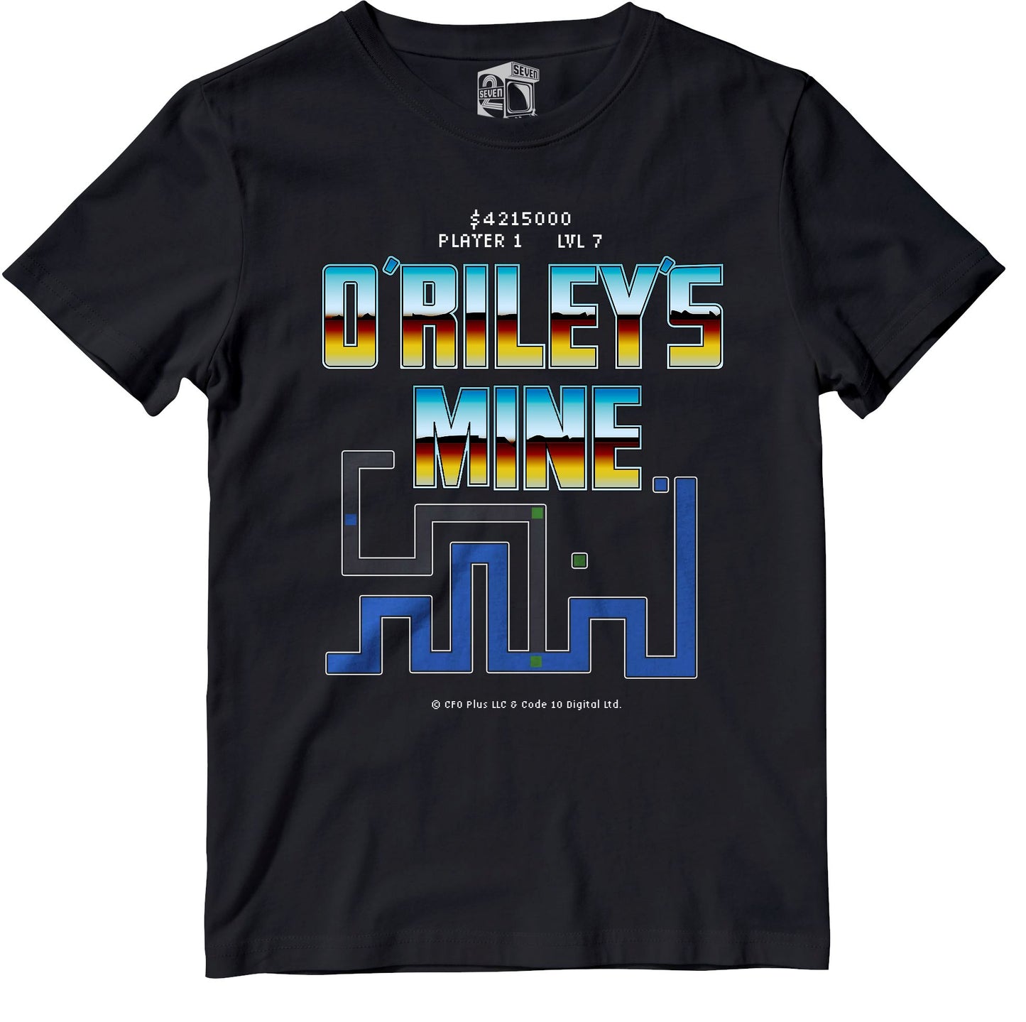 O'Riley's Mine Retro Gaming T-Shirt T-Shirt Seven Squared 