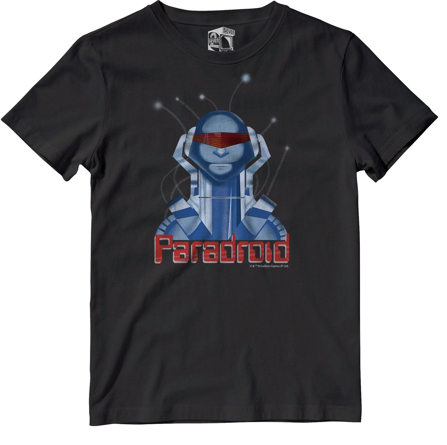 Paradroid Retro Gaming Kids T-Shirt Kids T-Shirt Seven Squared 3-4 Years Black 