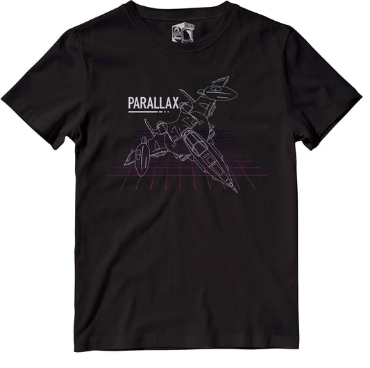 Parallax Retro Gaming T-Shirt T-Shirt Seven Squared 