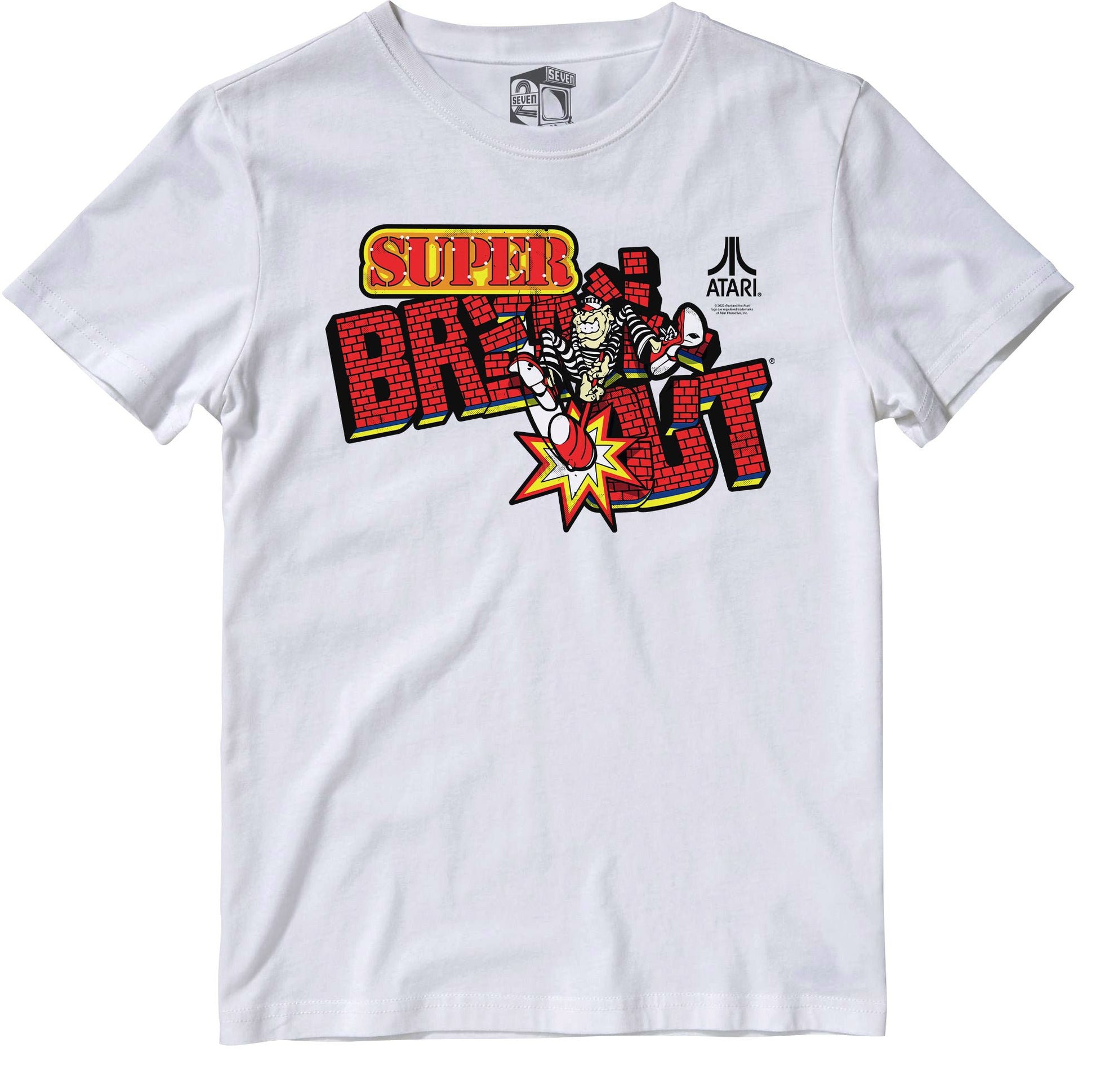 Atari Super Breakout Retro Gaming T-Shirt T-Shirt Seven Squared 