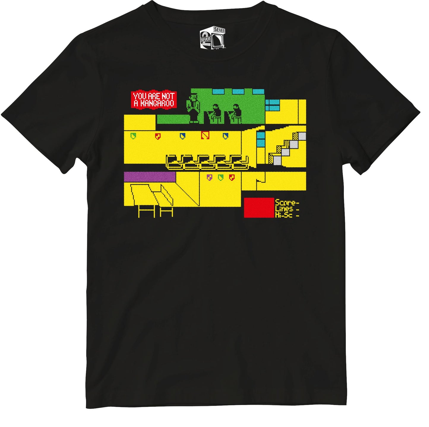 Skool Daze Retro Gaming T-Shirt T-Shirt Seven Squared 