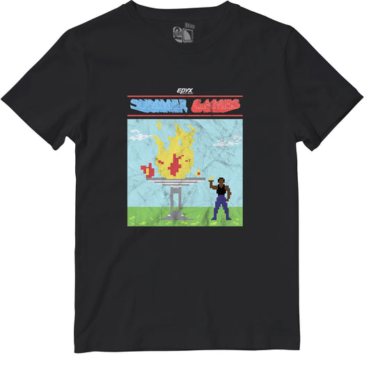 Summer Games Retro Gaming T-Shirt T-Shirt Seven Squared 