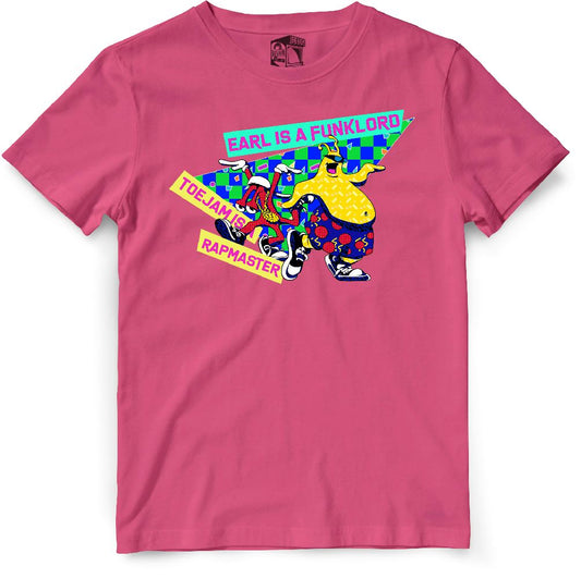 ToeJam & Earl Retro Gaming T-Shirt (Heliconia) T-Shirt Seven Squared 