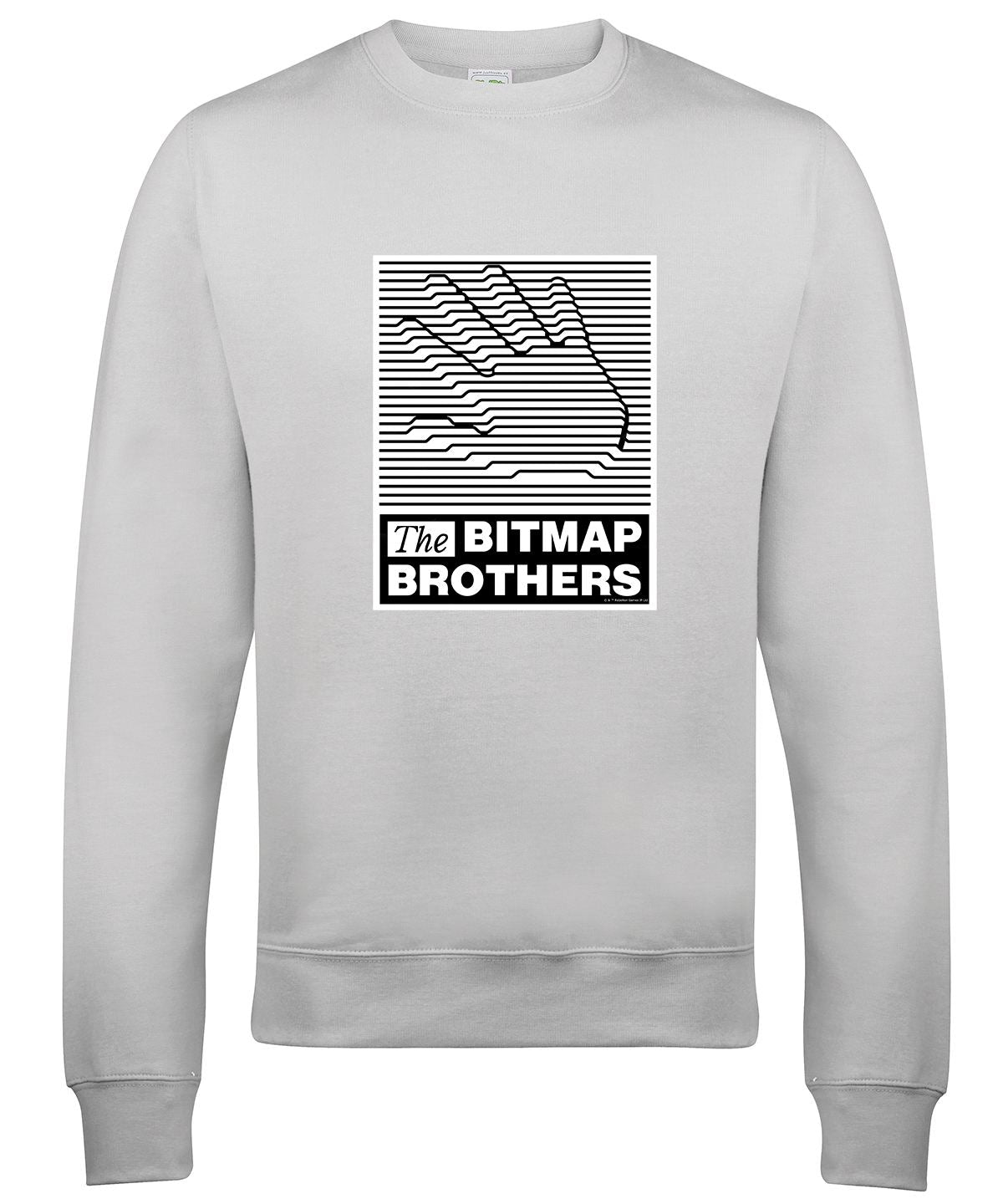 Bitmap Brothers Retro Gaming Sweatshirt Sweatshirt Seven Squared Small Ash 