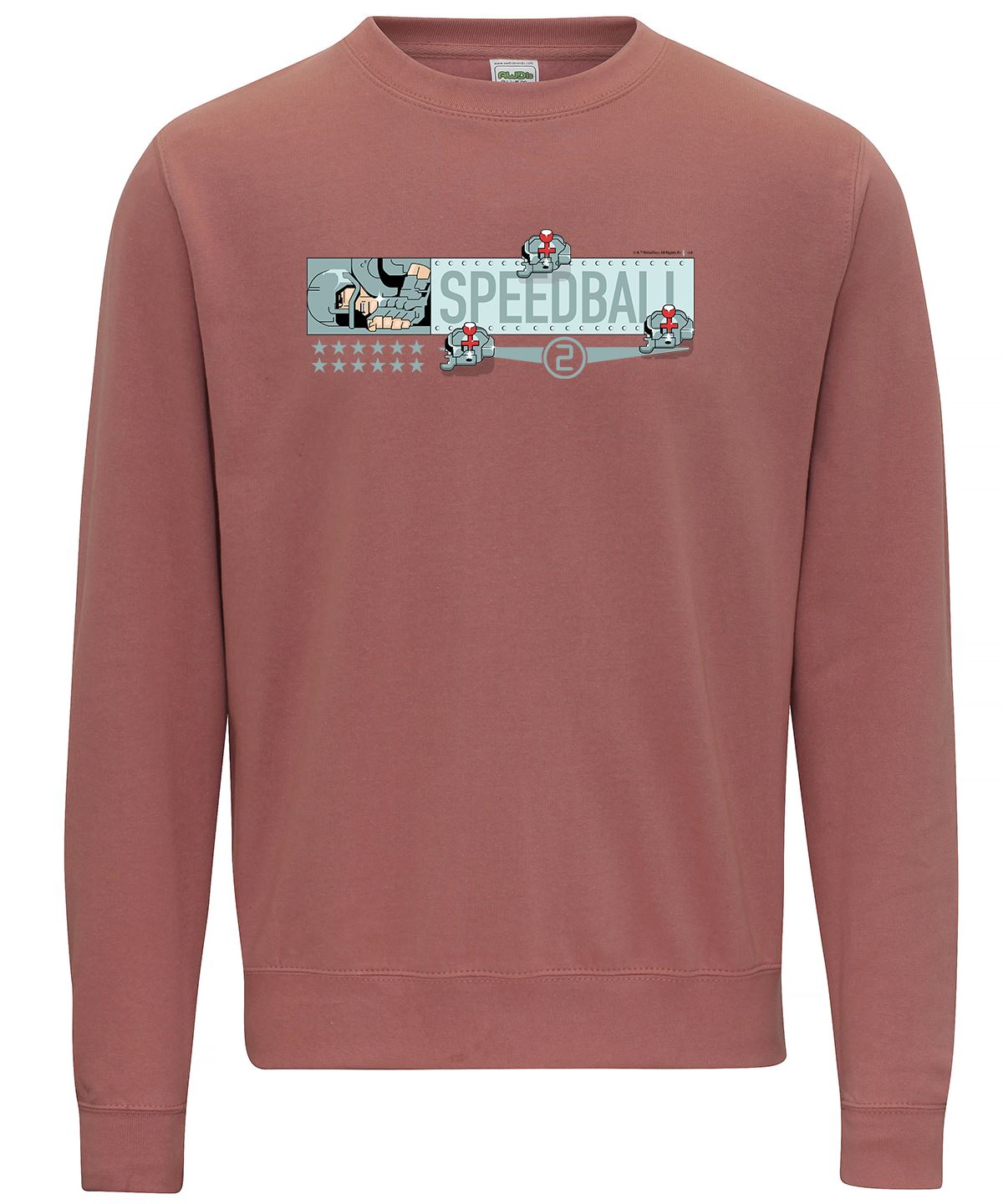 Speedball 2 Ice Cream Ice Cream Retro Gaming Sweatshirt Sweatshirt Seven Squared Small Dusty Pink 