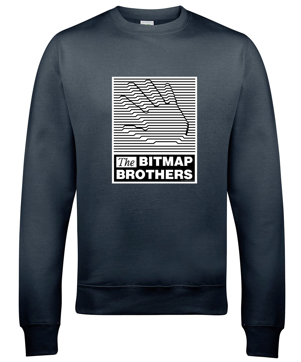 Bitmap Brothers Retro Gaming Sweatshirt Sweatshirt Seven Squared Small Storm Grey 