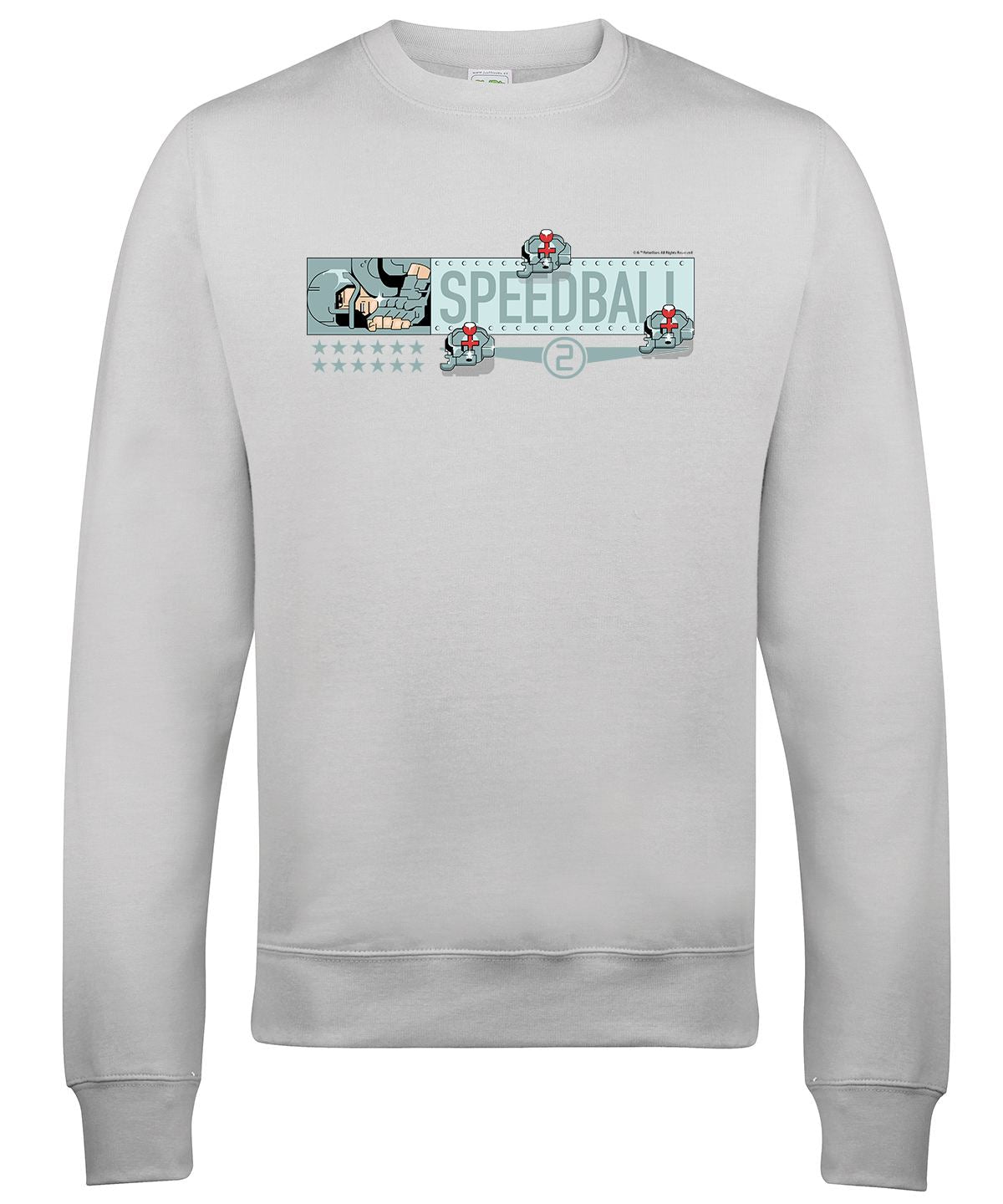 Speedball 2 Ice Cream Ice Cream Retro Gaming Sweatshirt Sweatshirt Seven Squared Small Ash 
