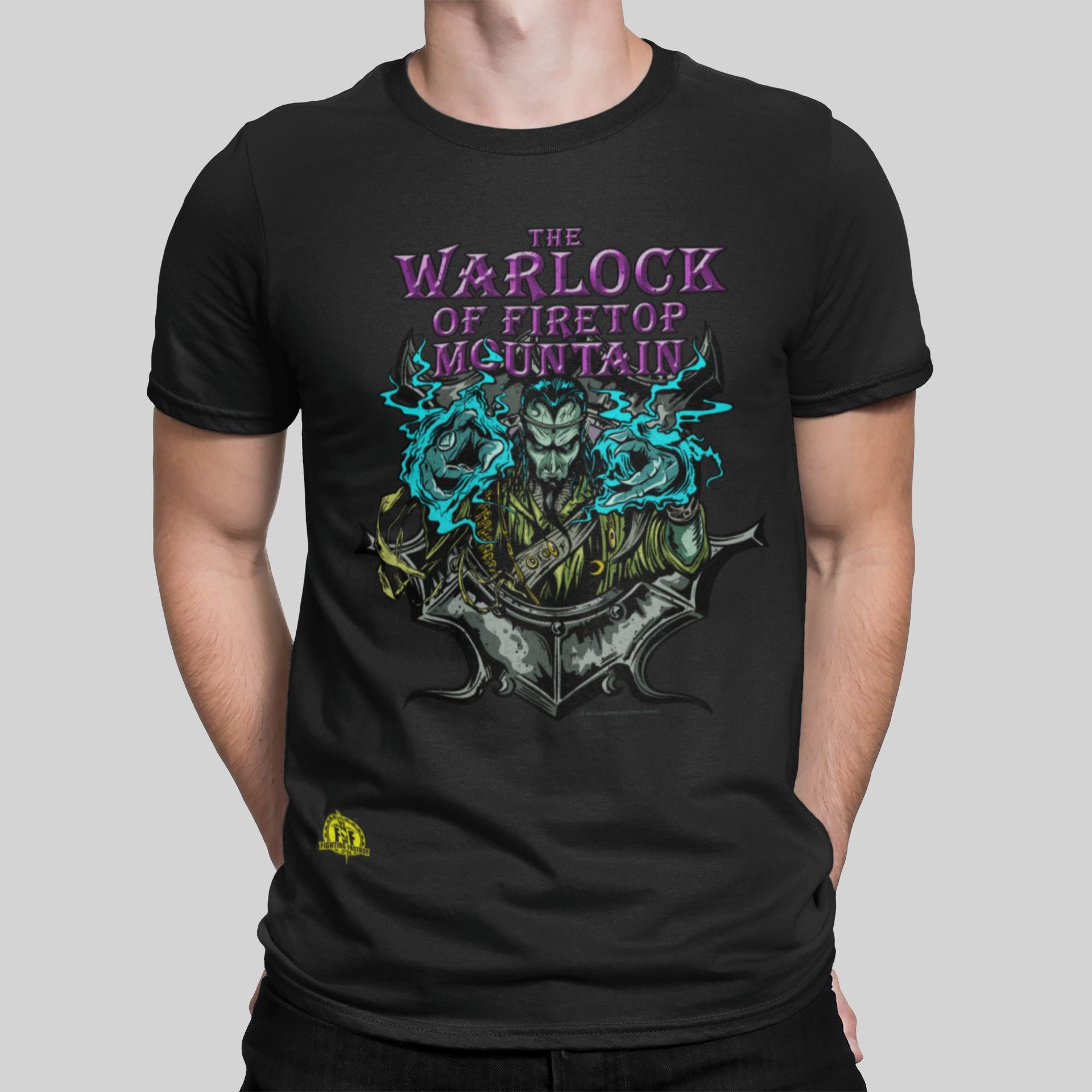 Fighting Fantasy | Warlock of Firetop Mountain | Retro Gaming T-Shirt T-Shirt Seven Squared 