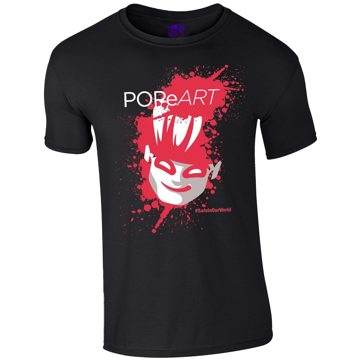 POPeART T-Shirt (SIOW Edition) T-Shirt Seven Squared Small 34-36" Black 