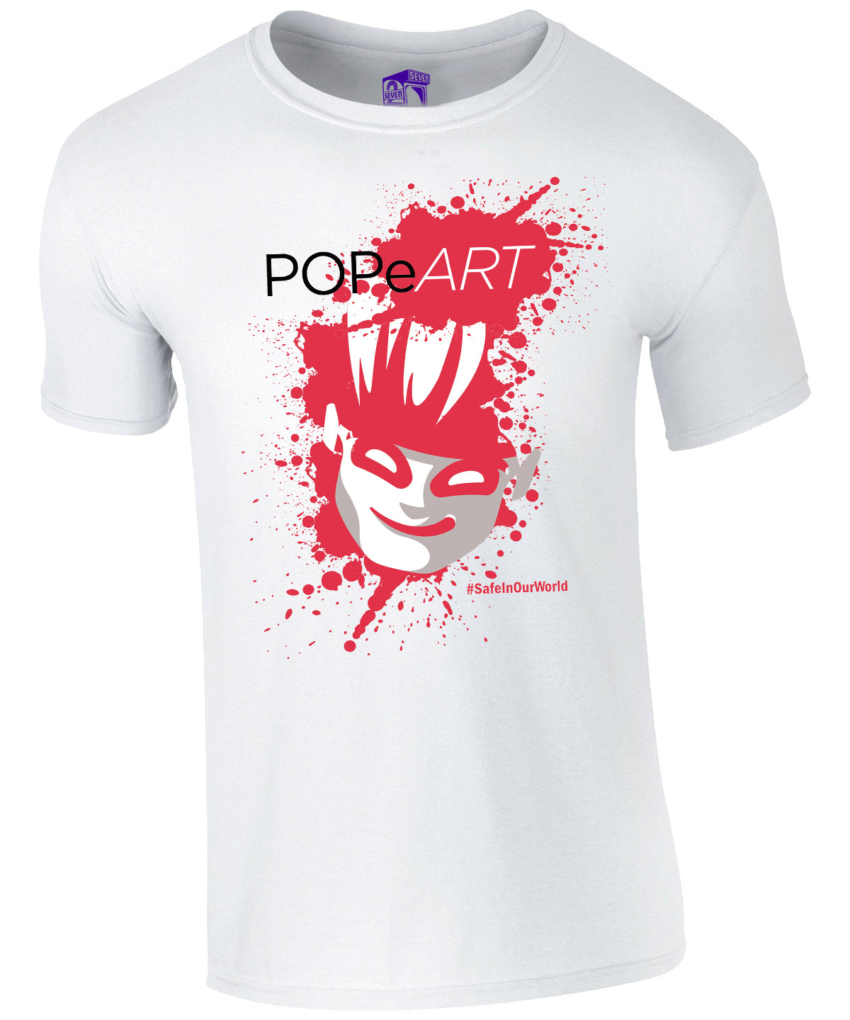 POPeART T-Shirt (SIOW Edition) T-Shirt Seven Squared Small 34-36" White 